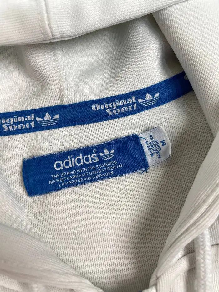 Adidas Vintage Adidas Track Jacket Hooded Balenciaga Style 00s Y2K Size US M / EU 48-50 / 2 - 4 Thumbnail