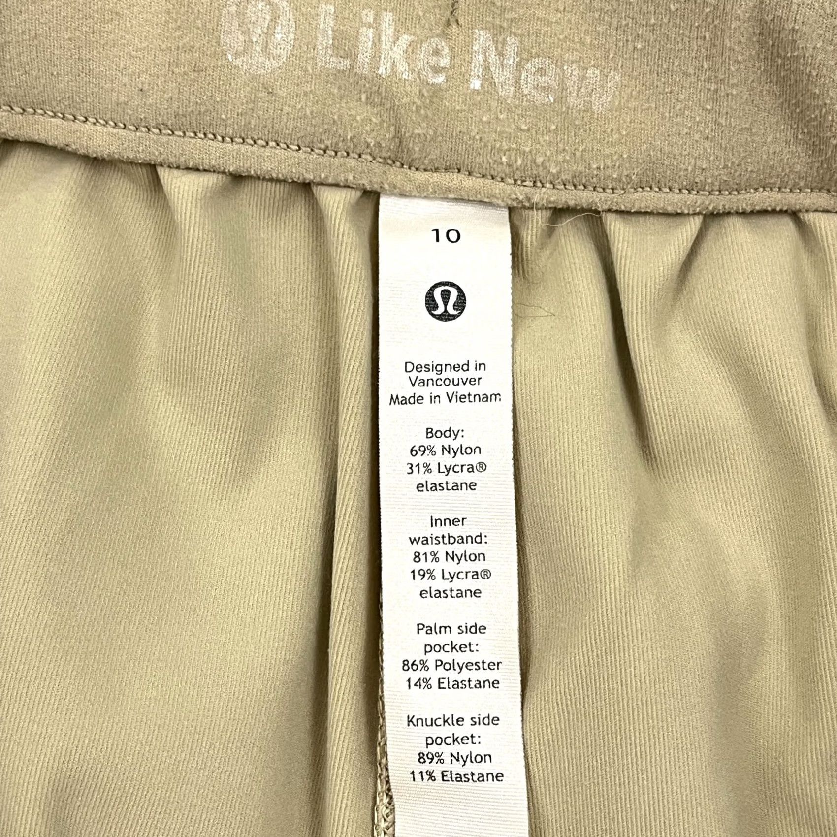 Lululemon Lululemon Keep It Moving Pants Womens Size 10 Cropped 7/8 Length Trench Tan City Brown Nylon Spandex Casual Athleisure Slimming Pockets Size 32" / US 10 / IT 46 - 2 Thumbnail