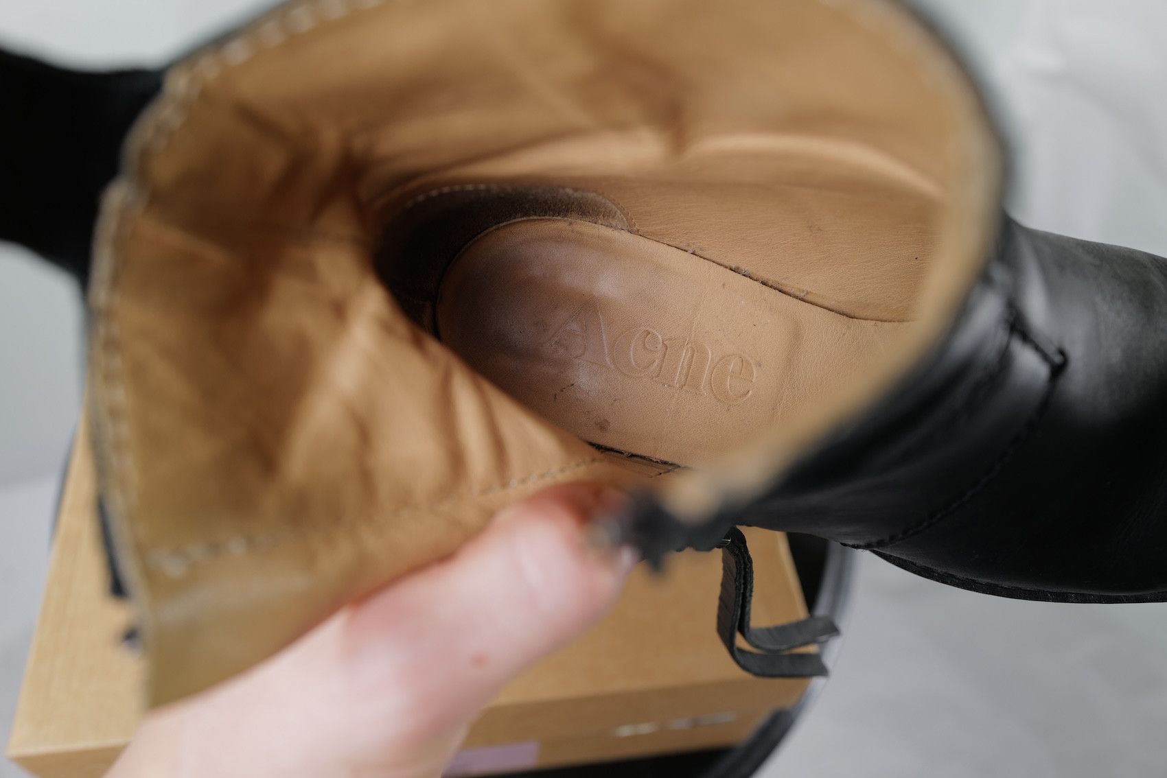 Acne Studios Acne Studios Black Leather Boots Size US 6 / IT 36 - 23 Thumbnail