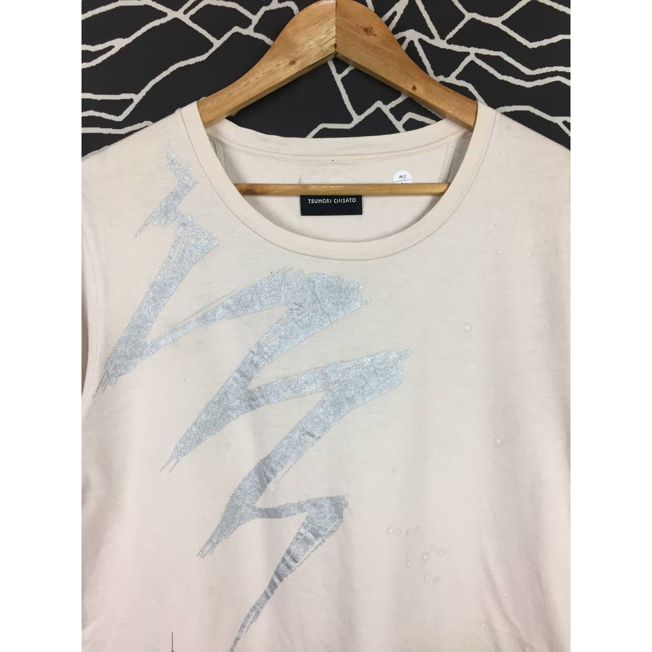 Issey Miyake Tsumori Chisato Avant Garde Lightning Bolt City Vibe Tee Size US M / EU 48-50 / 2 - 3 Thumbnail
