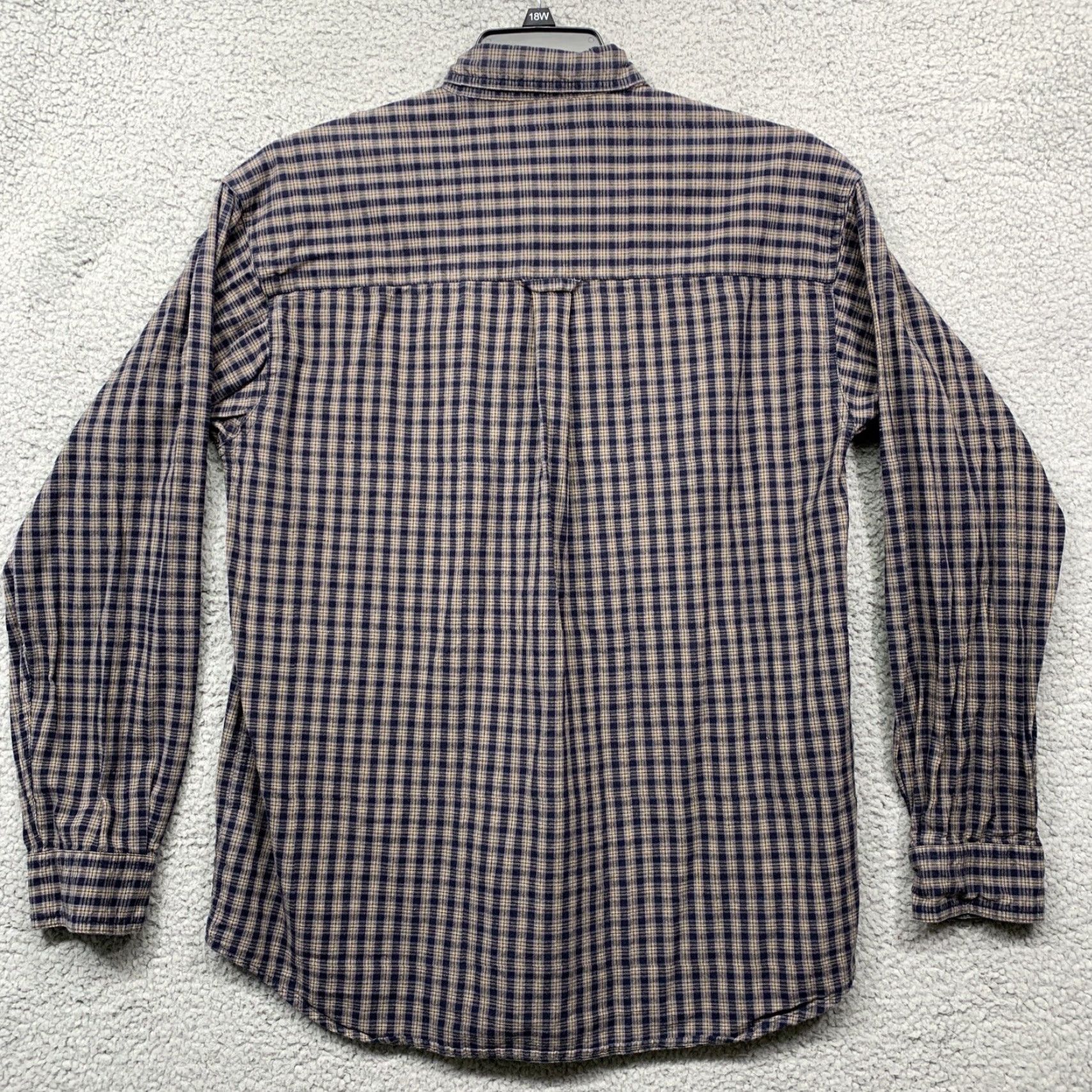 Vintage Columbia Button Shirt Men’s M Long Sleeve Navy Blue Gray Tan Plaid Logo Shirt Mens Regular Button-Up 44 Chest Size US M / EU 48-50 / 2 - 4 Thumbnail