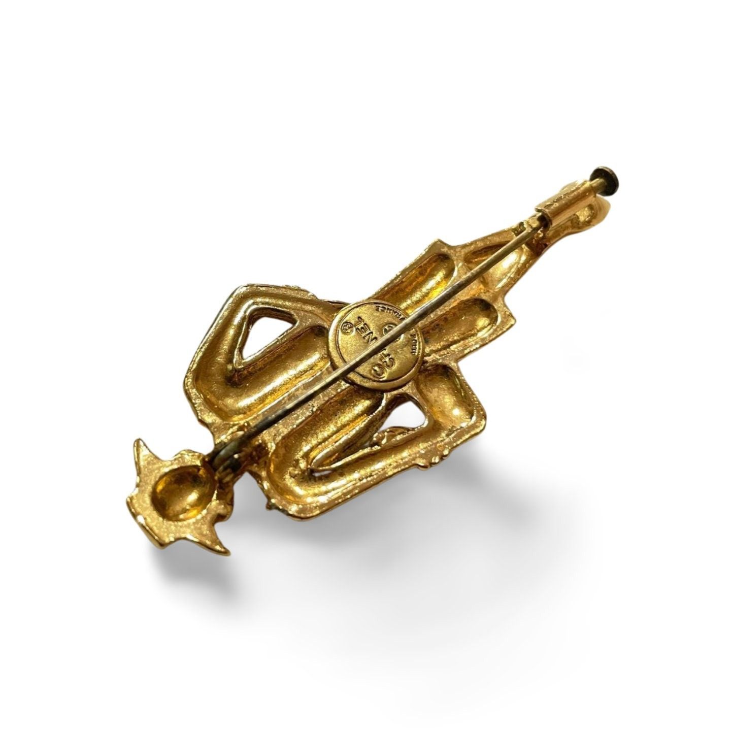 Chanel Vintage CHANEL Gold tone brooch in Chanel mademoiselle Size ONE SIZE - 6 Thumbnail