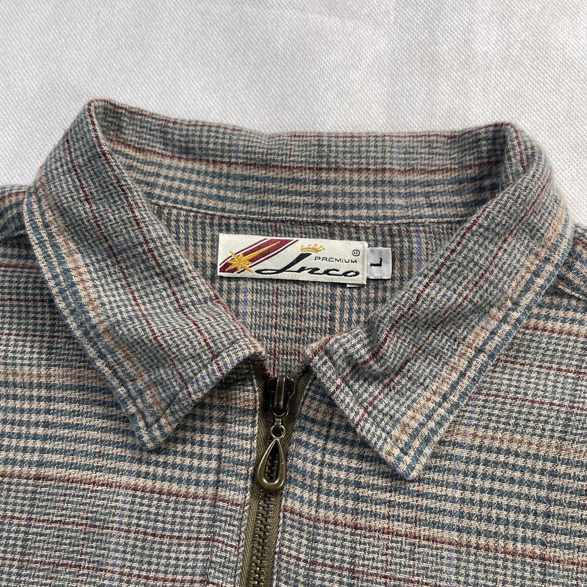 Vintage 🔥Rare! Vintage 90s JNCO Plaid Pocket Embroidered Shirt Size US L / EU 52-54 / 3 - 6 Thumbnail