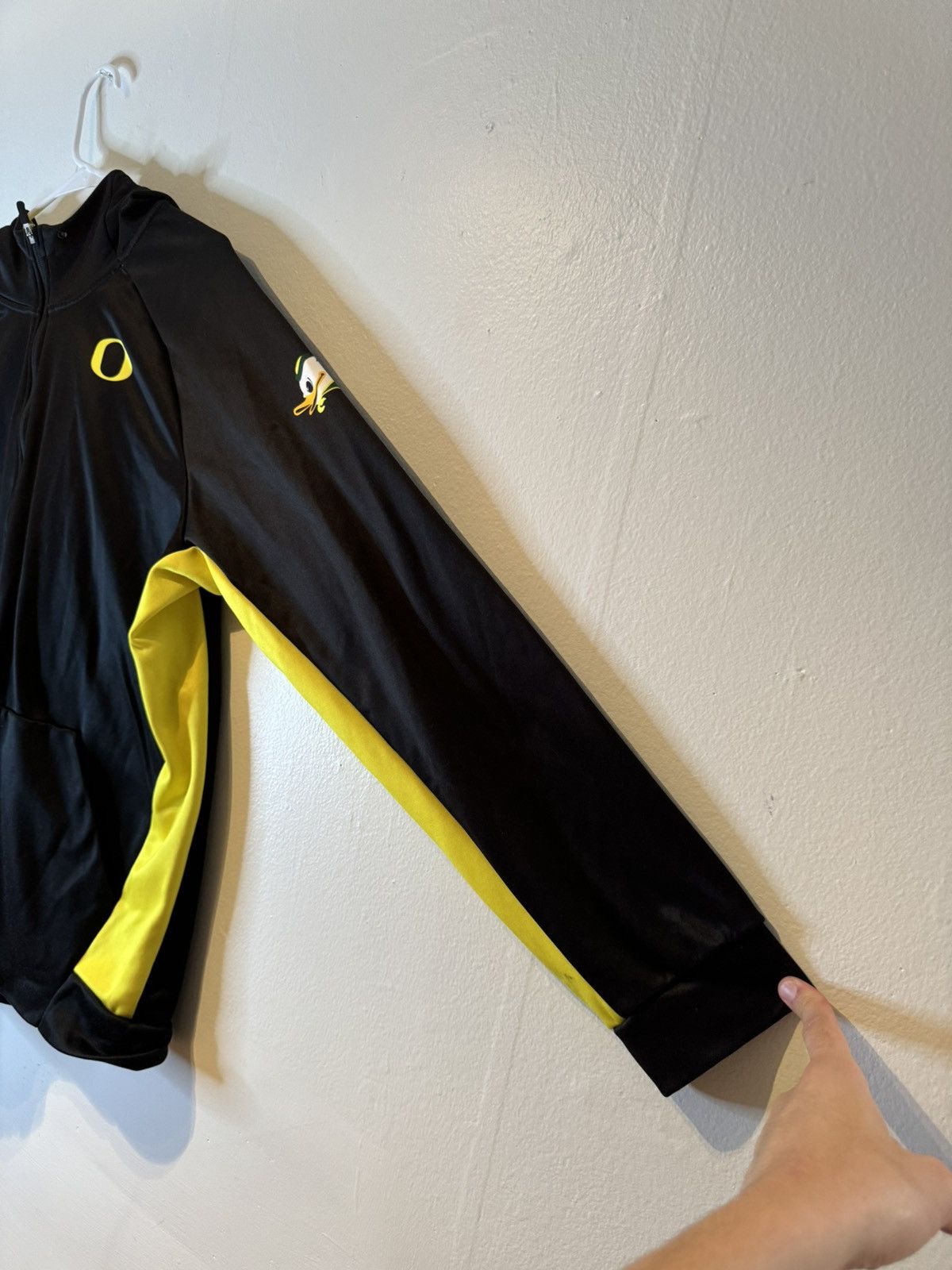 Nike Nike Oregon Ducks Team Full Zip Therma Hoodie Jacket Men's L Size US L / EU 52-54 / 3 - 3 Thumbnail