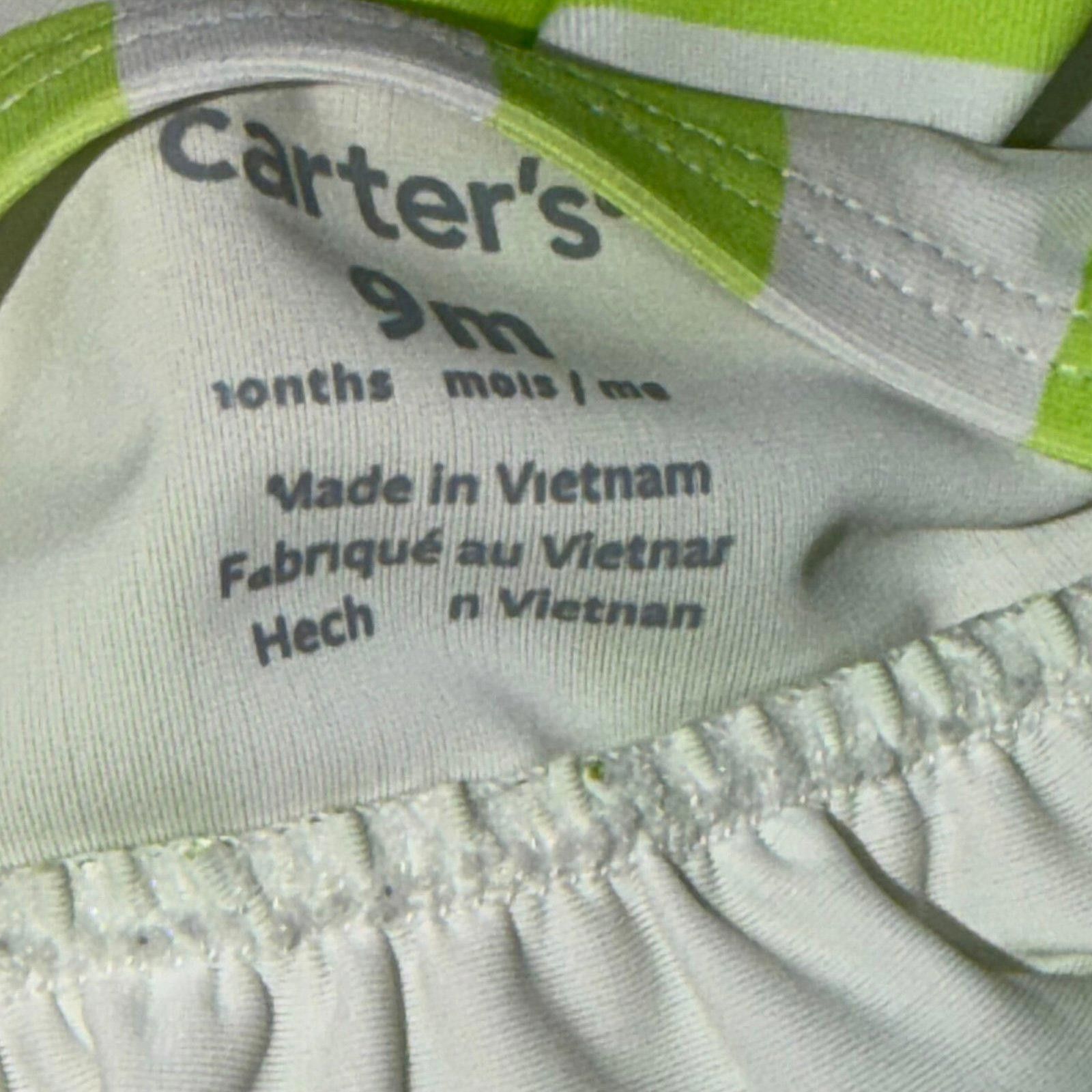 Other Carter's Baby Striped Swimsuit 9 Months Size ONE SIZE - 6 Thumbnail