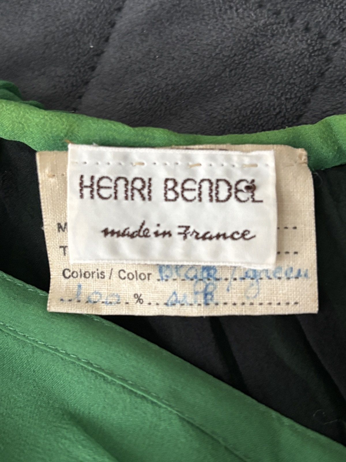 Henri Bendel RARE Vintage 1970s Henri Bendel Silk Dress – Made in France Size M / US 6-8 / IT 42-44 - 5 Thumbnail