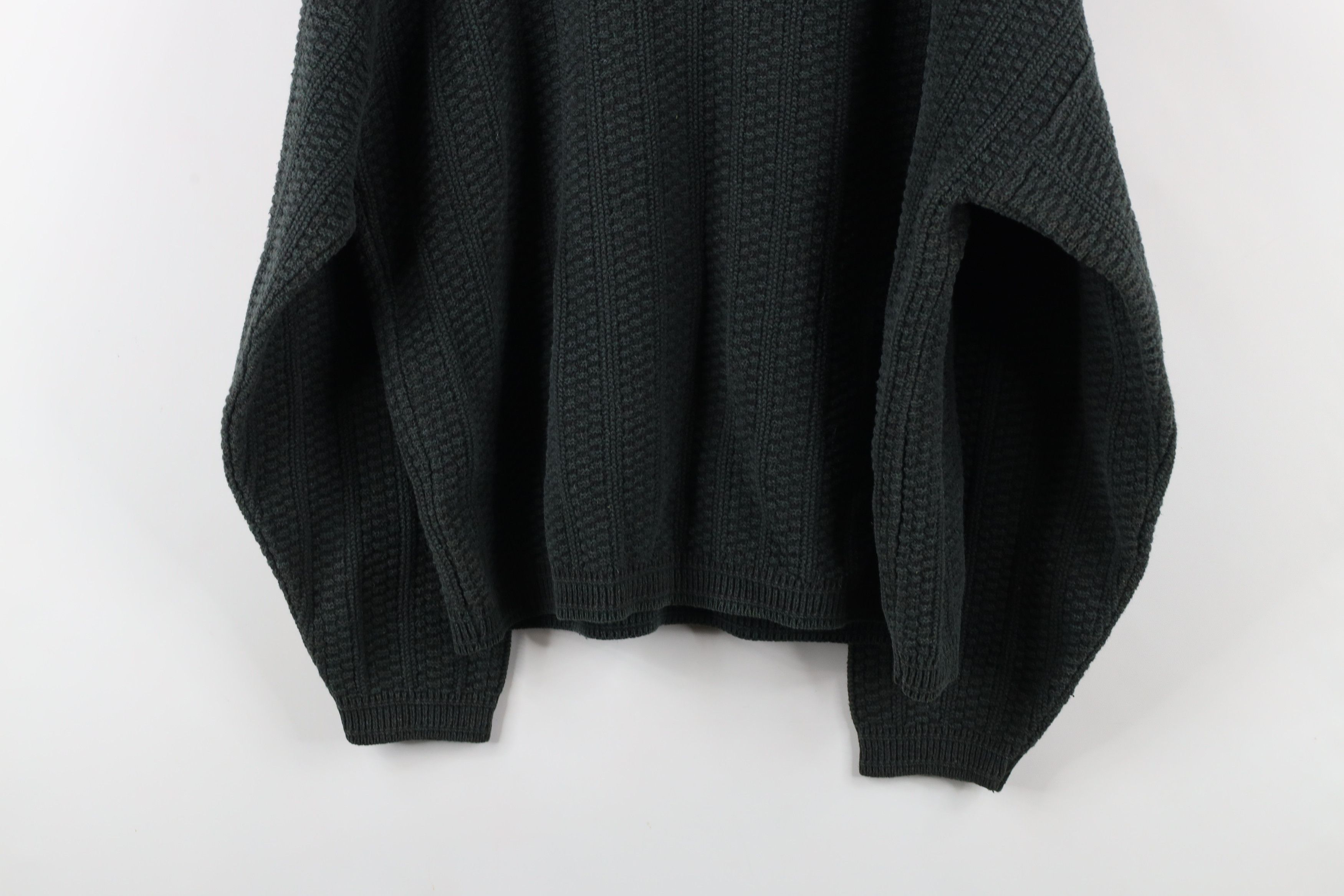 Vintage Vintage 90s Streetwear Knit Crewneck Sweater Green USA Size US XL / EU 56 / 4 - 9 Thumbnail