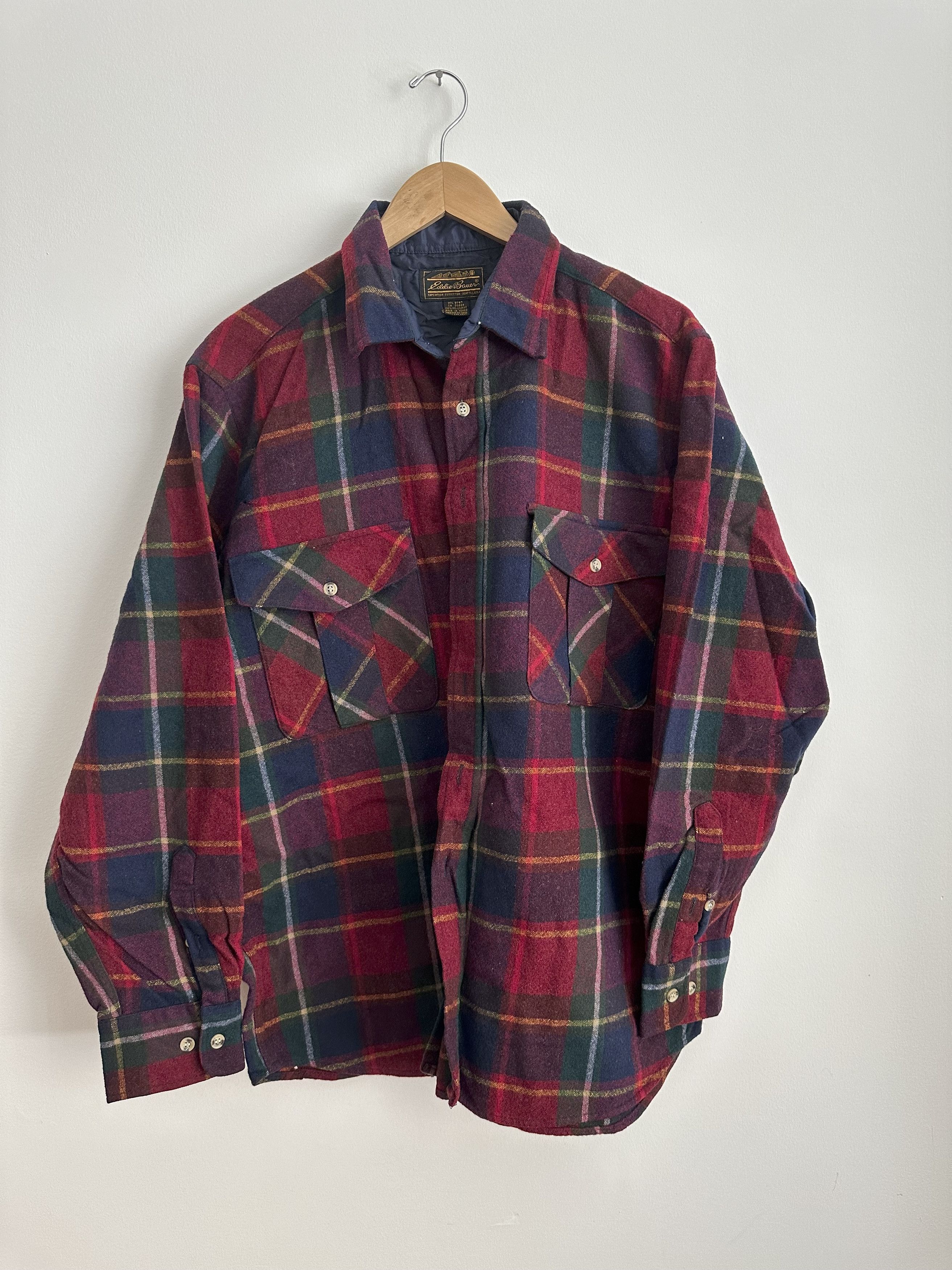 Eddie Bauer Vintage Eddie Bauer wool flannel Size US XL / EU 56 / 4 - 1 Thumbnail