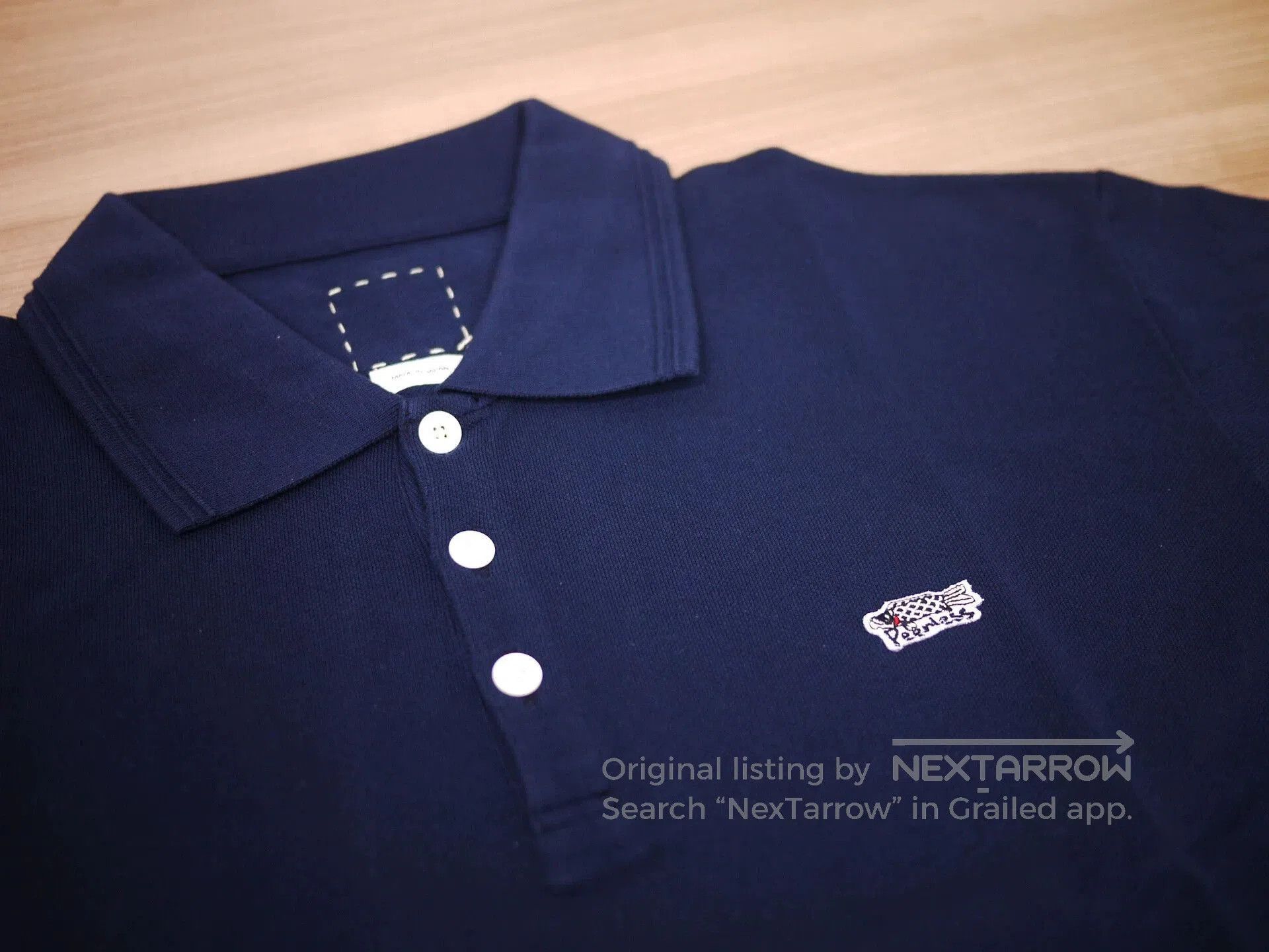 Visvim Blue Short-Sleeve Polo Shirt. Size US S / EU 44-46 / 1 - 4 Thumbnail