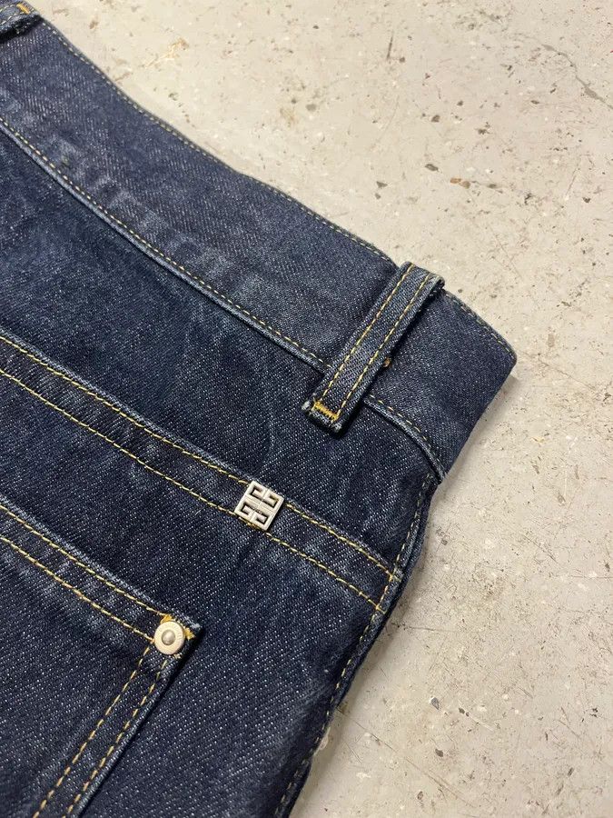 Givenchy × Vintage SS2024 Givenchy 4G Cargo Denim Brut Carpenter Jeans Size US 34 / EU 50 - 7 Thumbnail