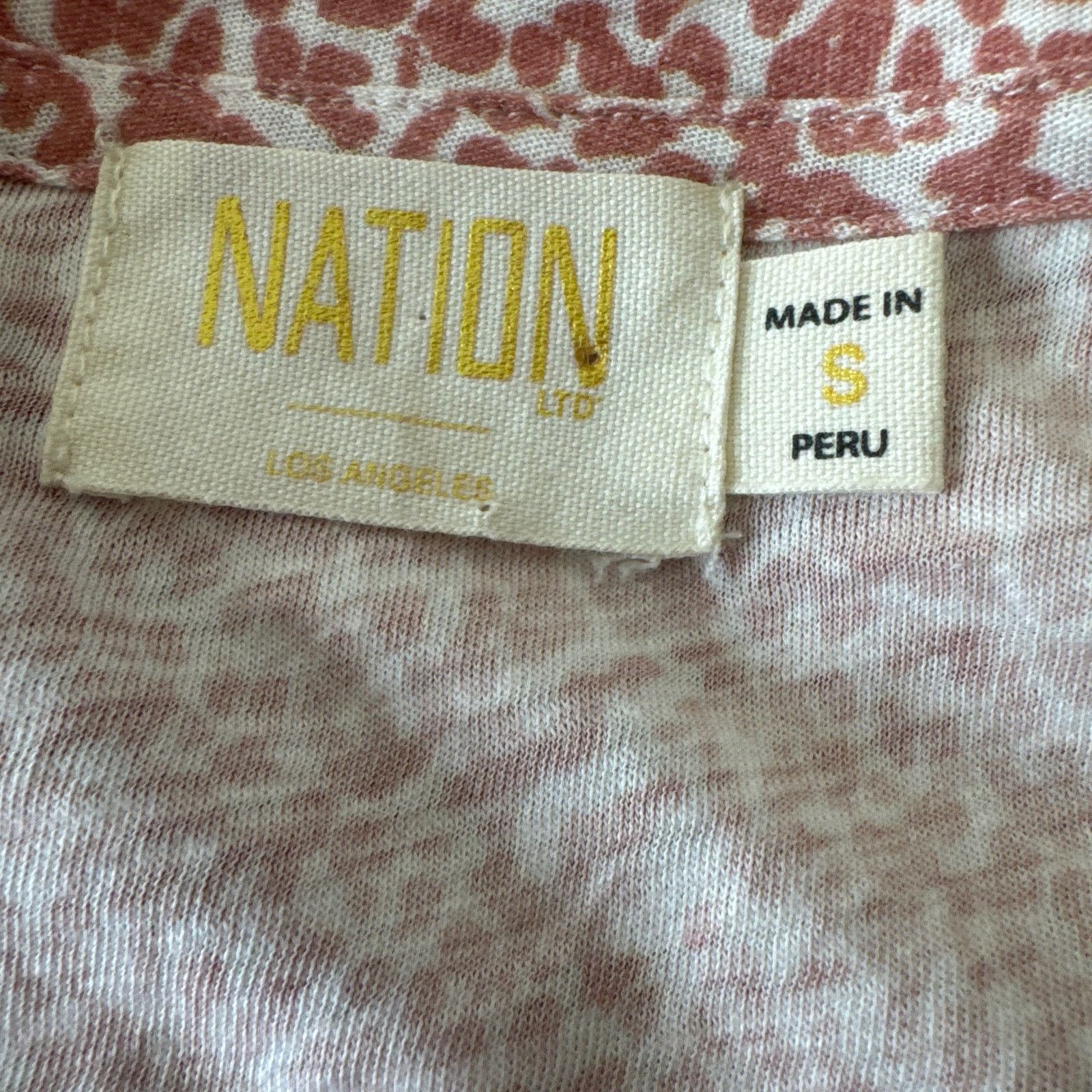 Nation LTD NATION LTD Tabitha Full Sleeve V Neck Small 100% Cotton Size S / US 4 / IT 40 - 10 Thumbnail