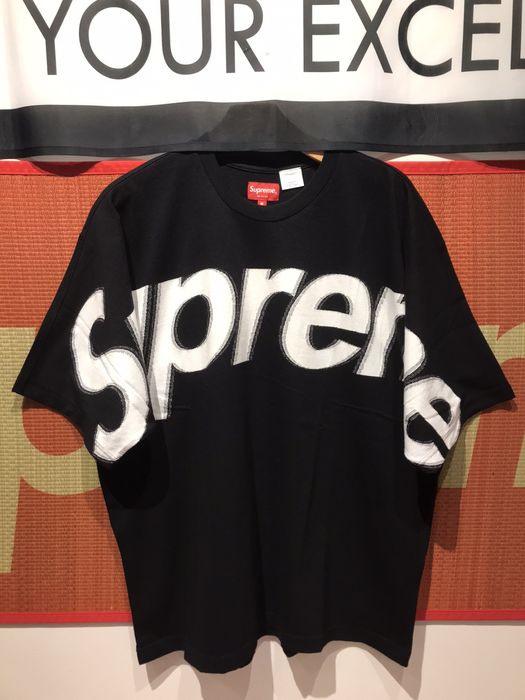 Supreme Deadstock FW22 supreme intarsia s/s black graphic shirt