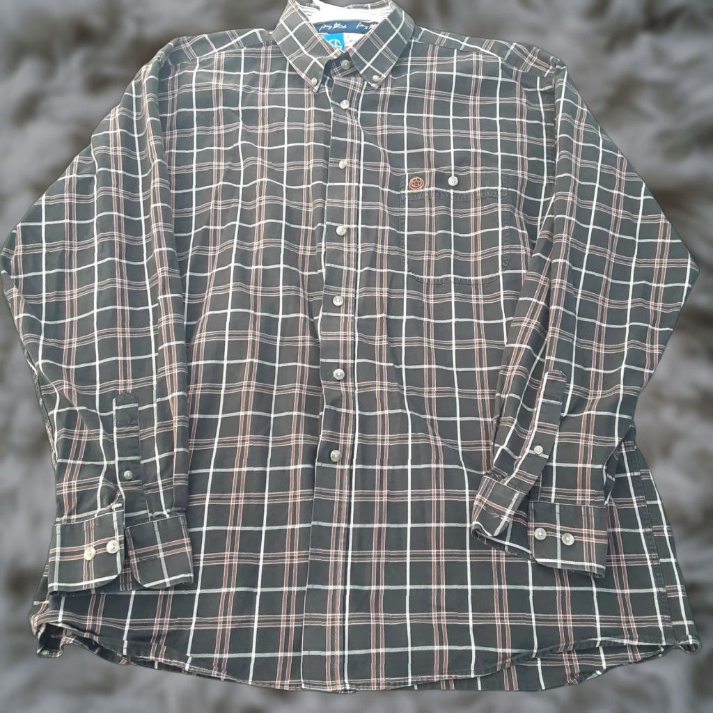 Wrangler VINTAGE Wrangler George Strait Men's XL Long Sleeve Western Button Up Shirt Black Rodeo Size US XL / EU 56 / 4 - 1 Thumbnail