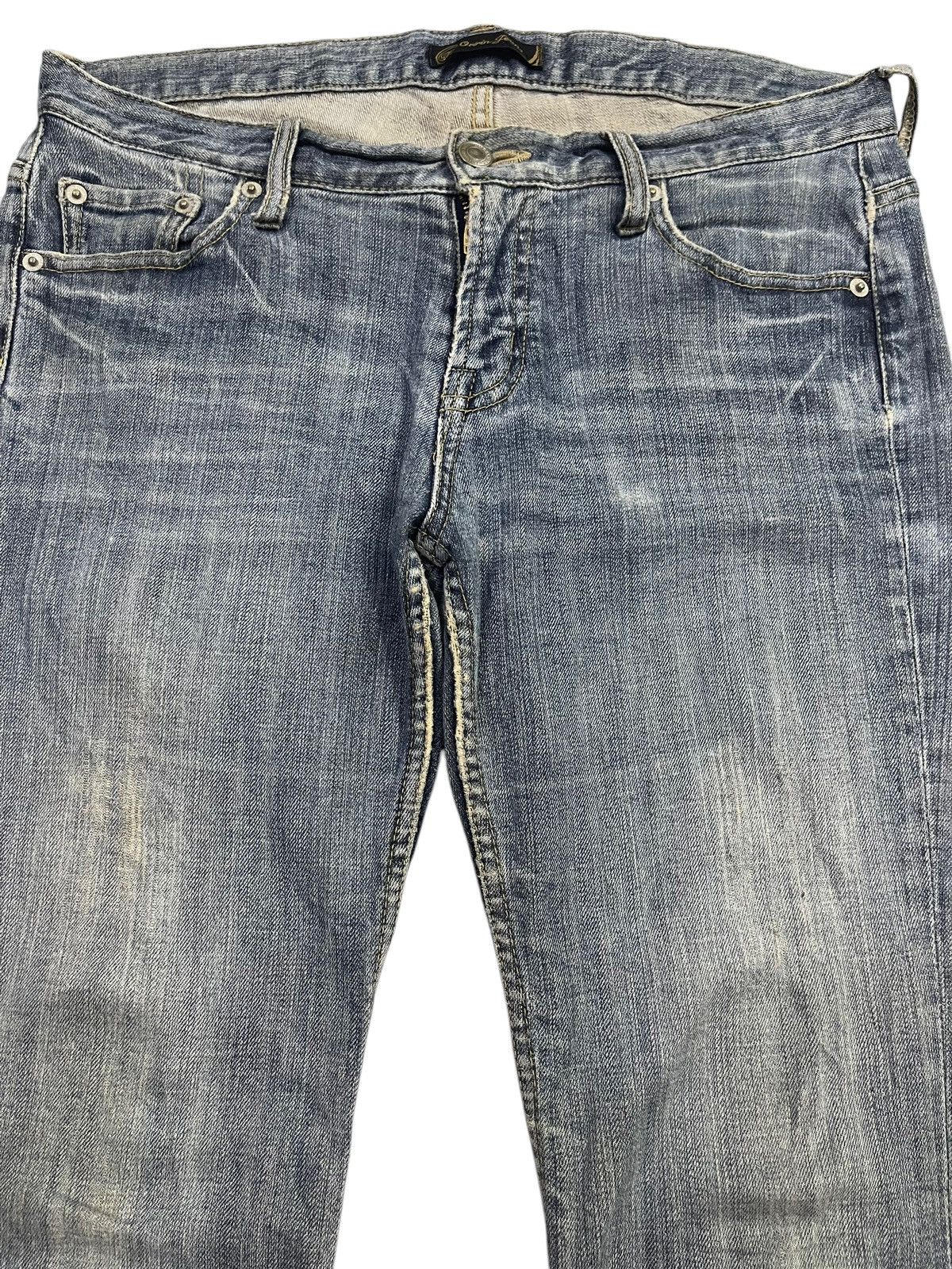 If Six Was Nine Vintage Japanese Brand Blue Faded Wash Style Flare Jeans Size US 32 / EU 48 - 3 Thumbnail