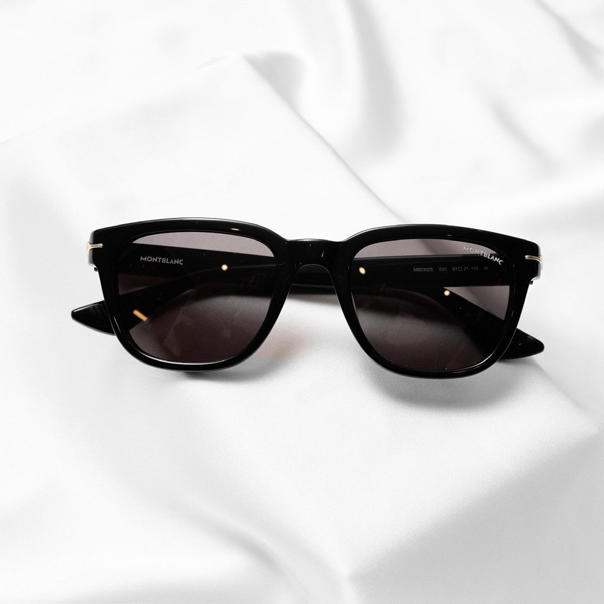 Montblanc MONTBLANC MB0302S 001 SUNGLASSES Size ONE SIZE - 6 Thumbnail