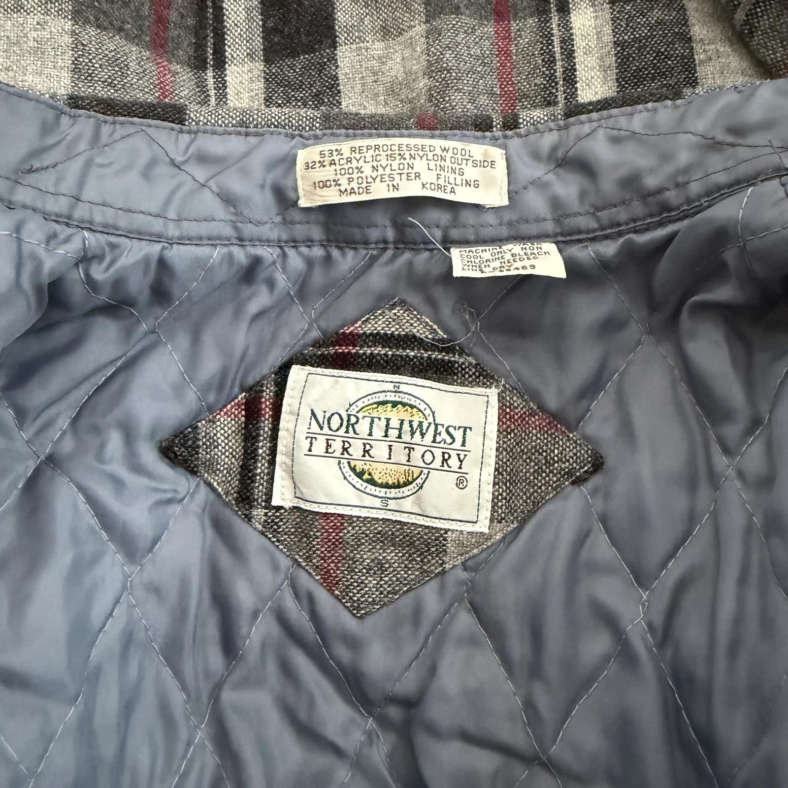 Northwest Territory Vintage Northwest Territory Flannel Shirt Jacket Quilted Size US L / EU 52-54 / 3 - 4 Thumbnail
