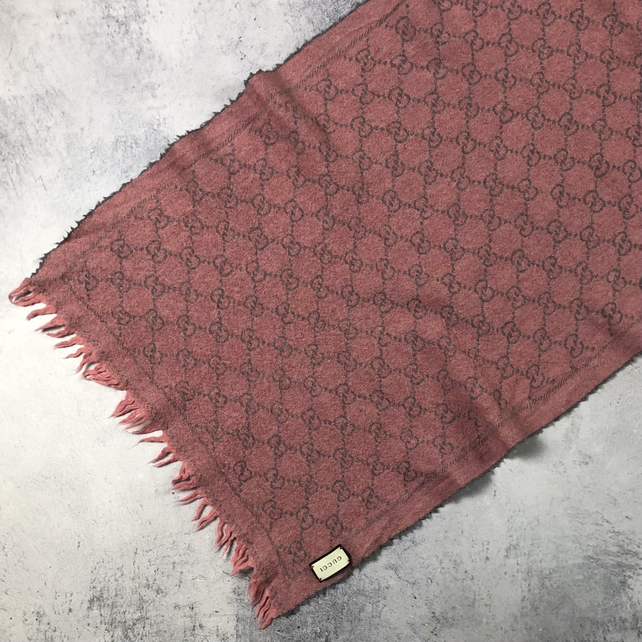 Gucci Gucci Monogram Wool Muffler Scarf Size ONE SIZE - 13 Thumbnail