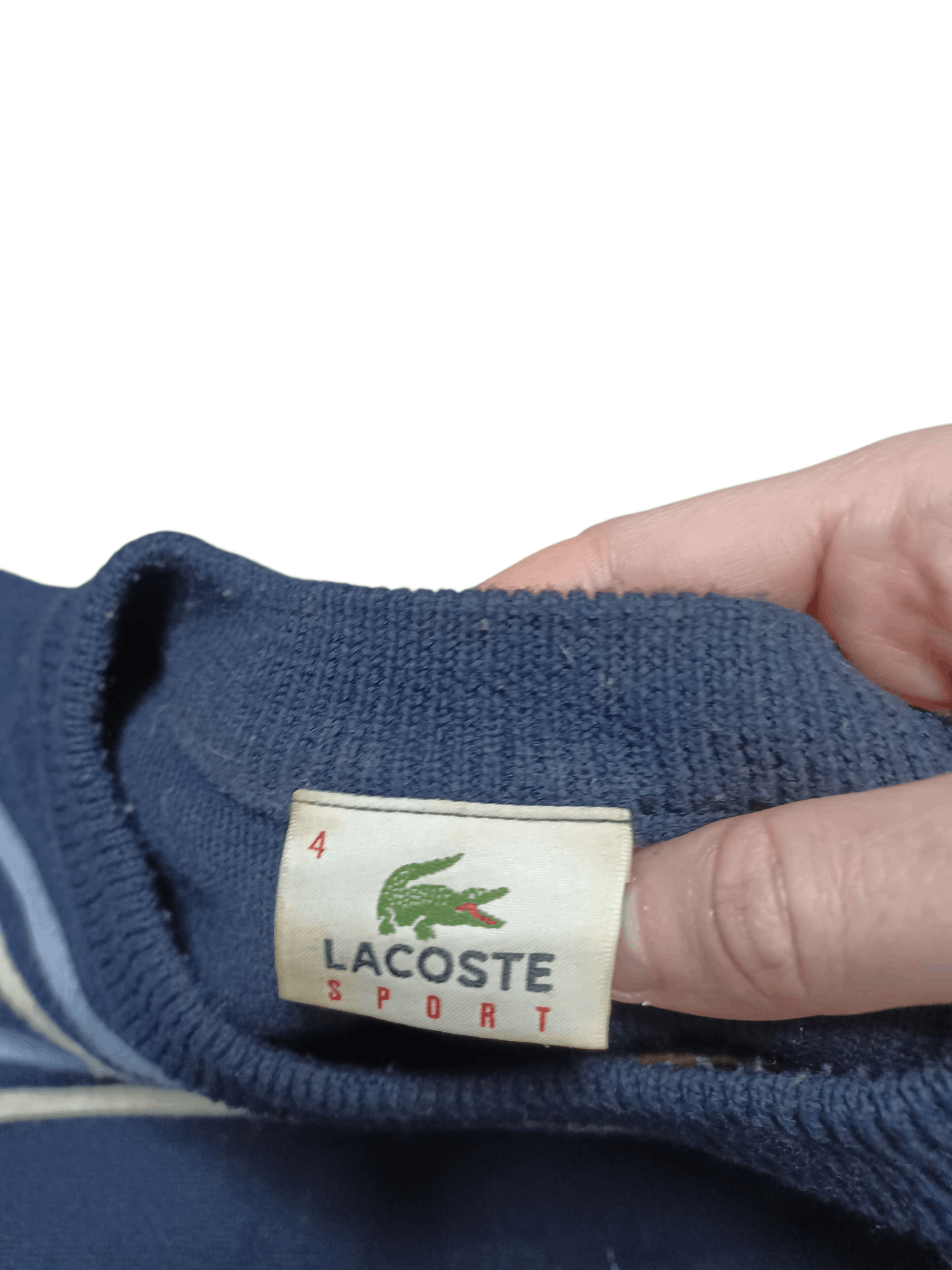 Lacoste LACOSTE VINTAGE LUXURY OLDMONEY WOOL SWEATER Size US L / EU 52-54 / 3 - 4 Thumbnail