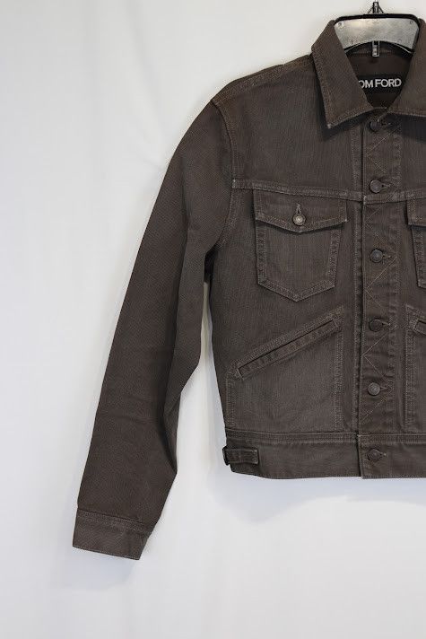 Tom Ford Denim Jacket in Brown Size US M / EU 48-50 / 2 - 2 Thumbnail