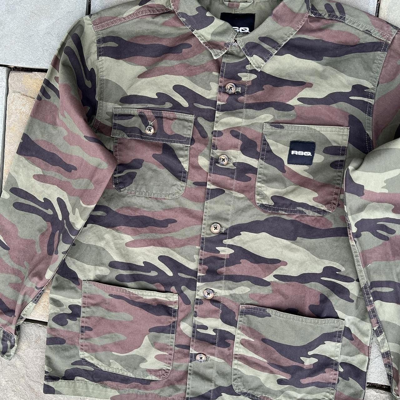 Rsq Camo Utility Chore Jacket Size US M / EU 48-50 / 2 - 2 Thumbnail