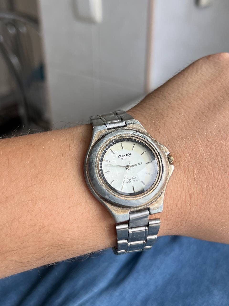 Japanese Brand × Vintage Vintage Japanese style 90s Omax Japan Watch Futuristic Steel Size ONE SIZE - 8 Thumbnail