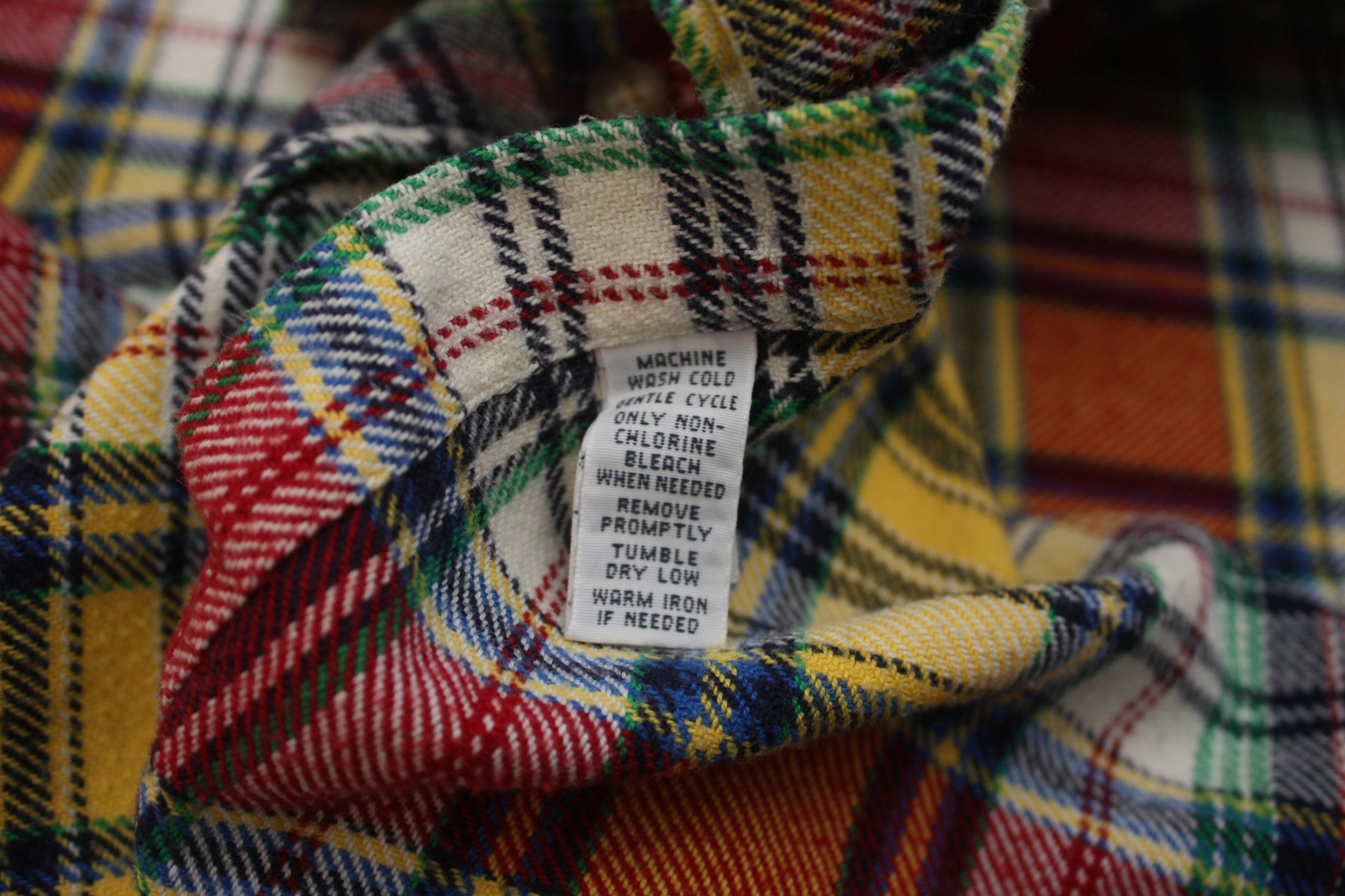 Ralph Lauren Ralph Laurent Thick Checlered Flannel Vintage Shirt Medium Size US M / EU 48-50 / 2 - 6 Thumbnail