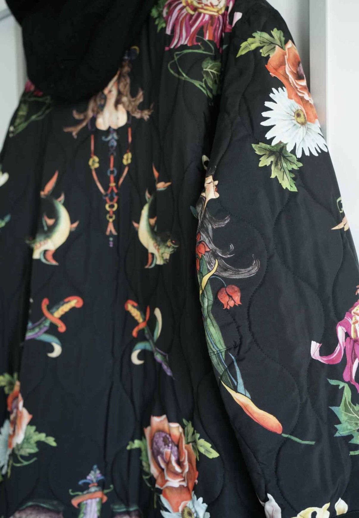 Yohji Yamamoto Yohji Yamamoto Graffiti All-Over Print Reversible Coat K4 Size US L / EU 52-54 / 3 - 6 Thumbnail