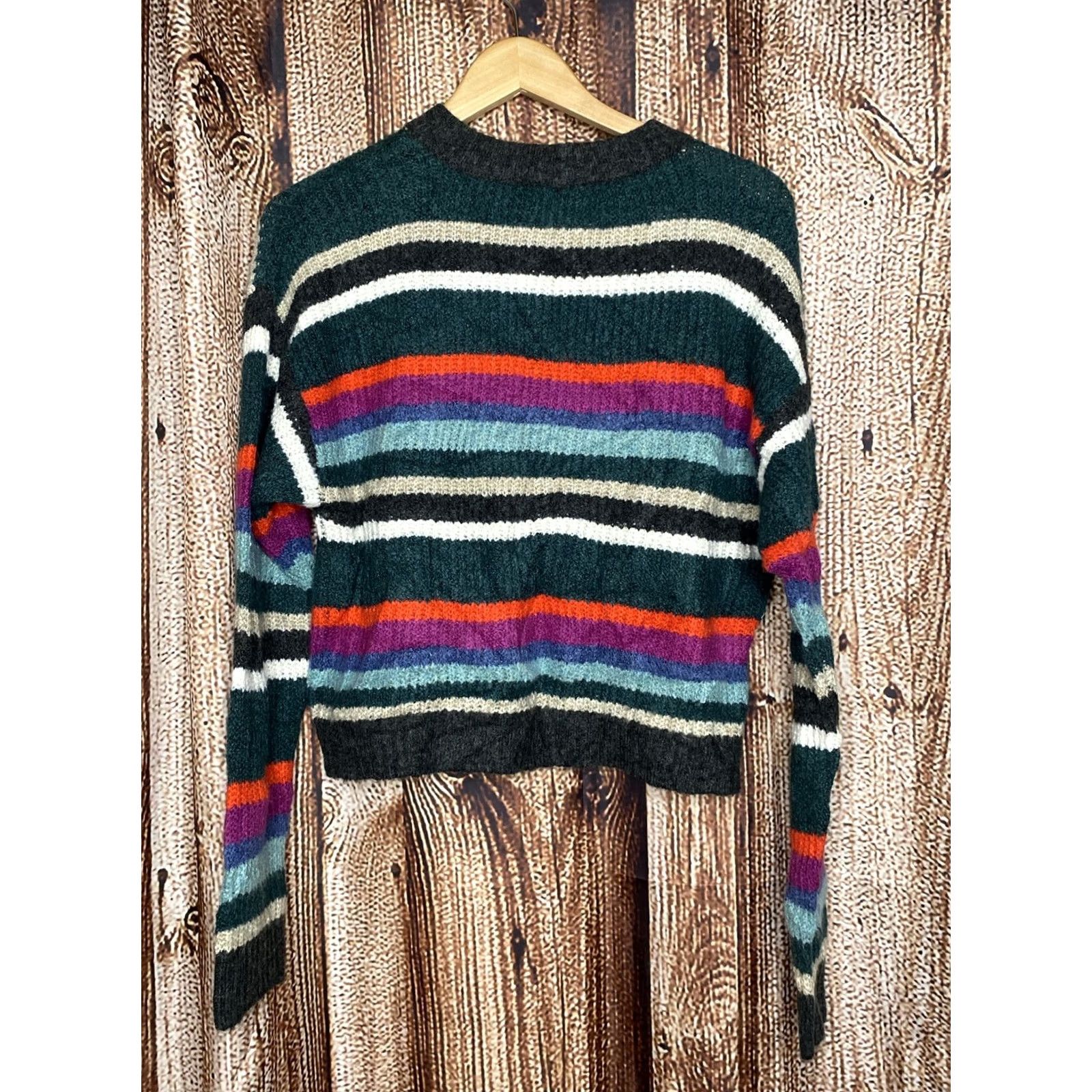American Eagle Outfitters American Eagle Outfitters Sweater Womens Multicolor Knitted Pullover Crew Neck Long Sleeve Size S Small XS Size S / US 4 / IT 40 - 3 Thumbnail