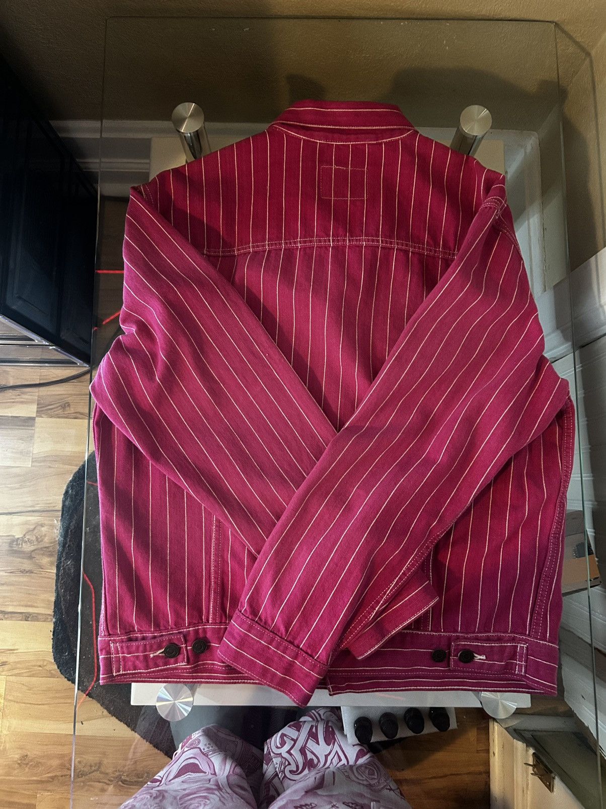 Levi's × Supreme Pink pinstripe Levi’s supreme Size US M / EU 48-50 / 2 - 7 Thumbnail