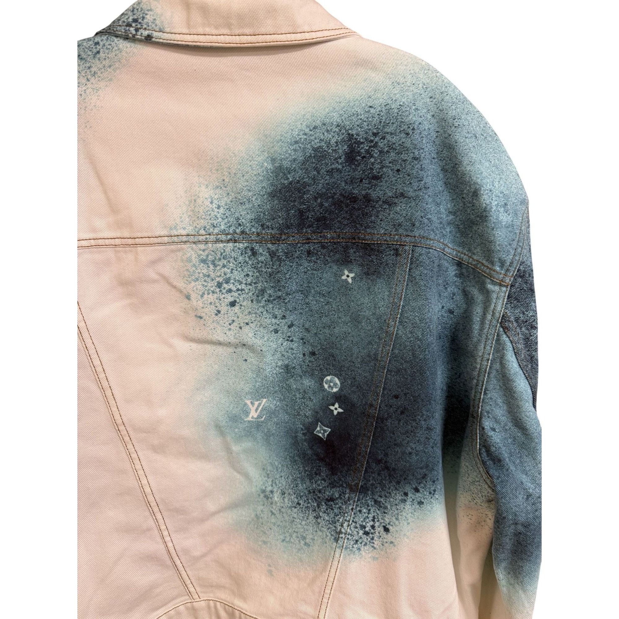 Louis Vuitton Louis Vuitton Mens Gradient Denim Jacket - Size 56 - Made In Size US XL / EU 56 / 4 - 15 Thumbnail