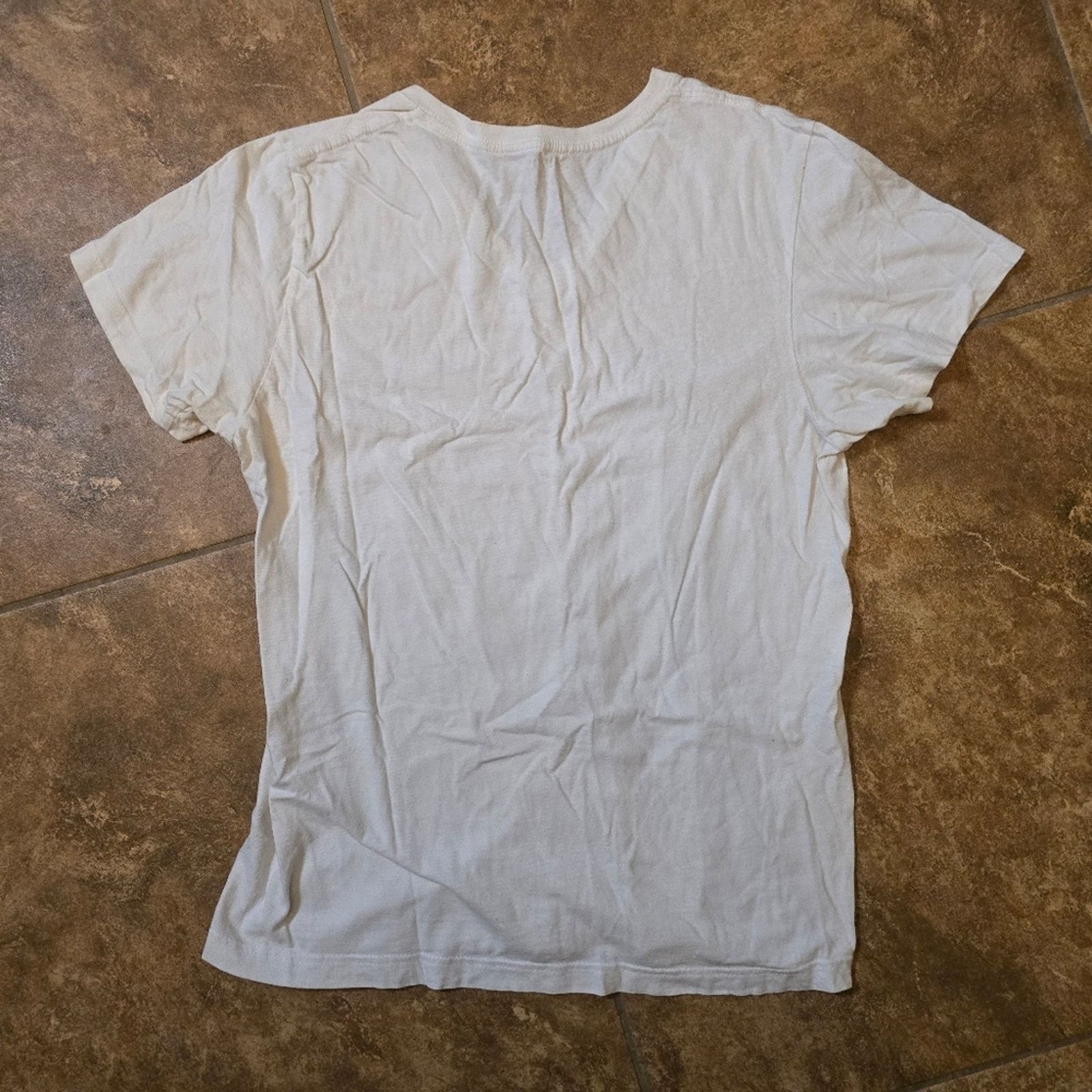 Lucky Brand White Classic | LUCKY BRAND | Vneck Short Sleeve Size M / US 6-8 / IT 42-44 - 2 Thumbnail