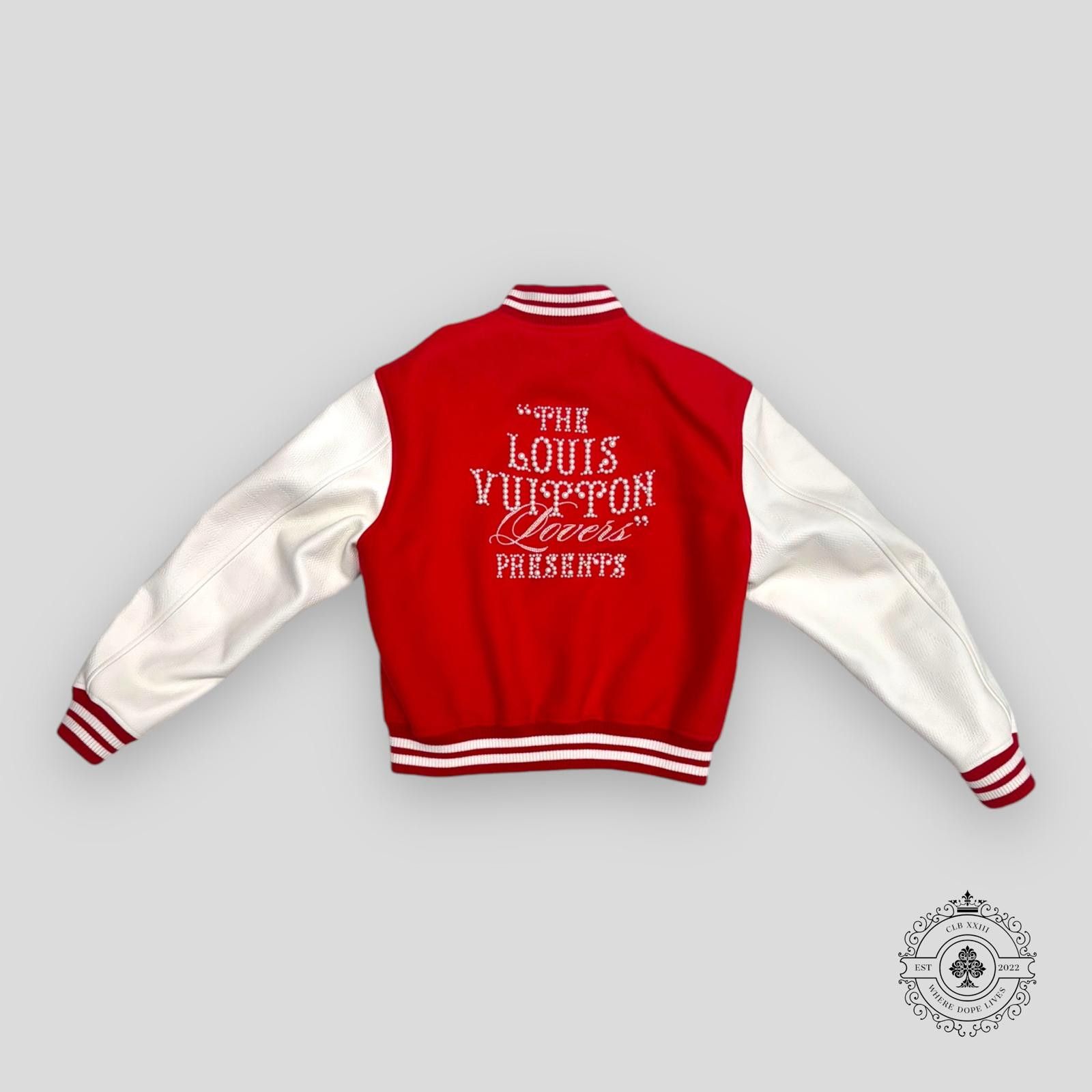 Louis Vuitton Louis Vuitton Mix Leather Varsity Blouson Size ONE SIZE - 3 Thumbnail