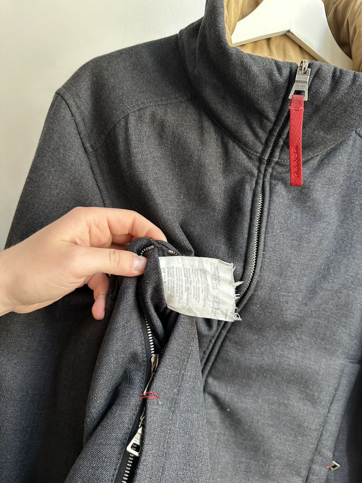 Prada Vintage Prada Sport Collection Rare Reversible Mens Jacket Size US L / EU 52-54 / 3 - 18 Thumbnail