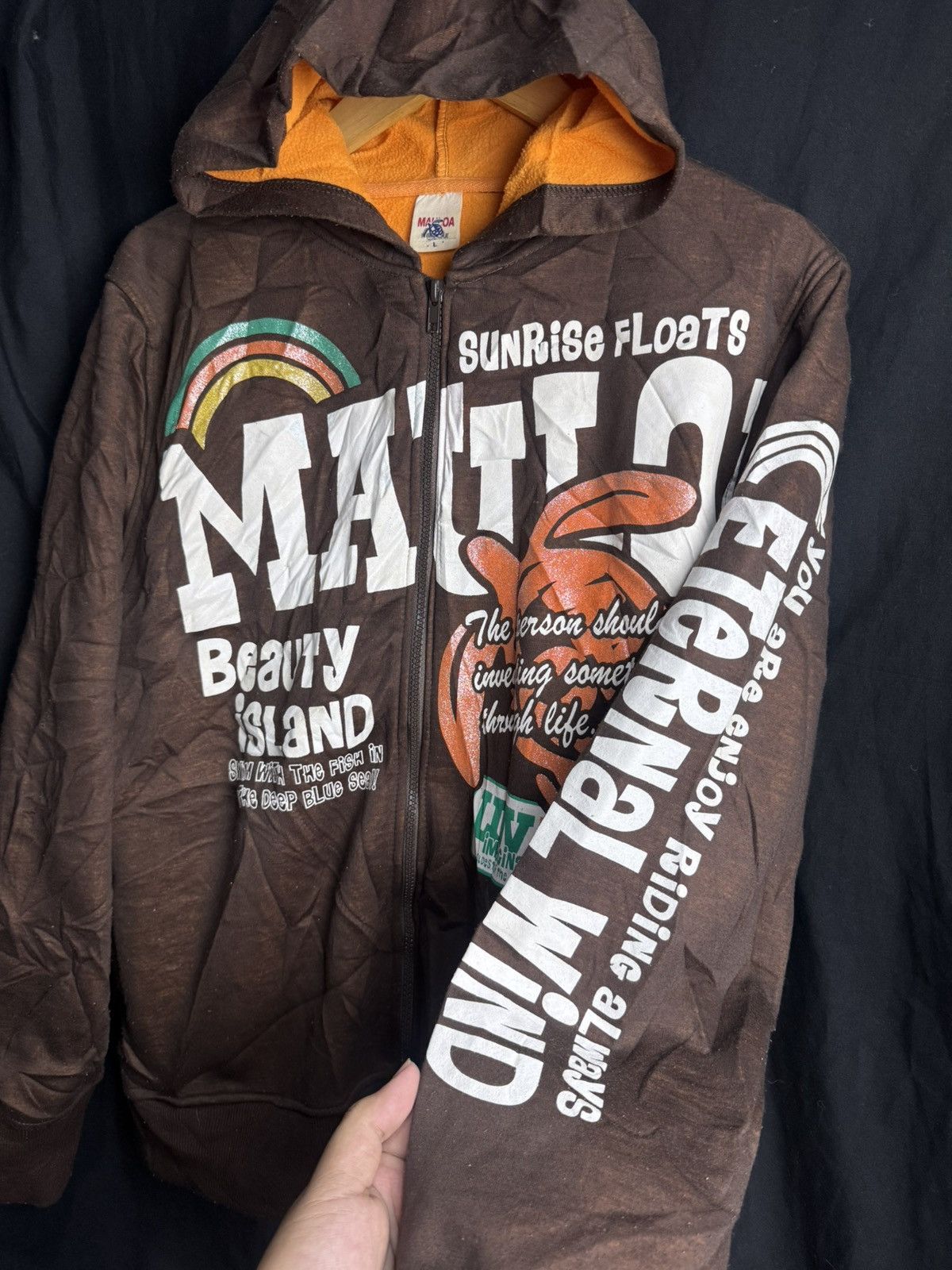 Japanese Brand Japanese Poem Maui Hoodie Ifsix Lgb styled Size US L / EU 52-54 / 3 - 2 Thumbnail