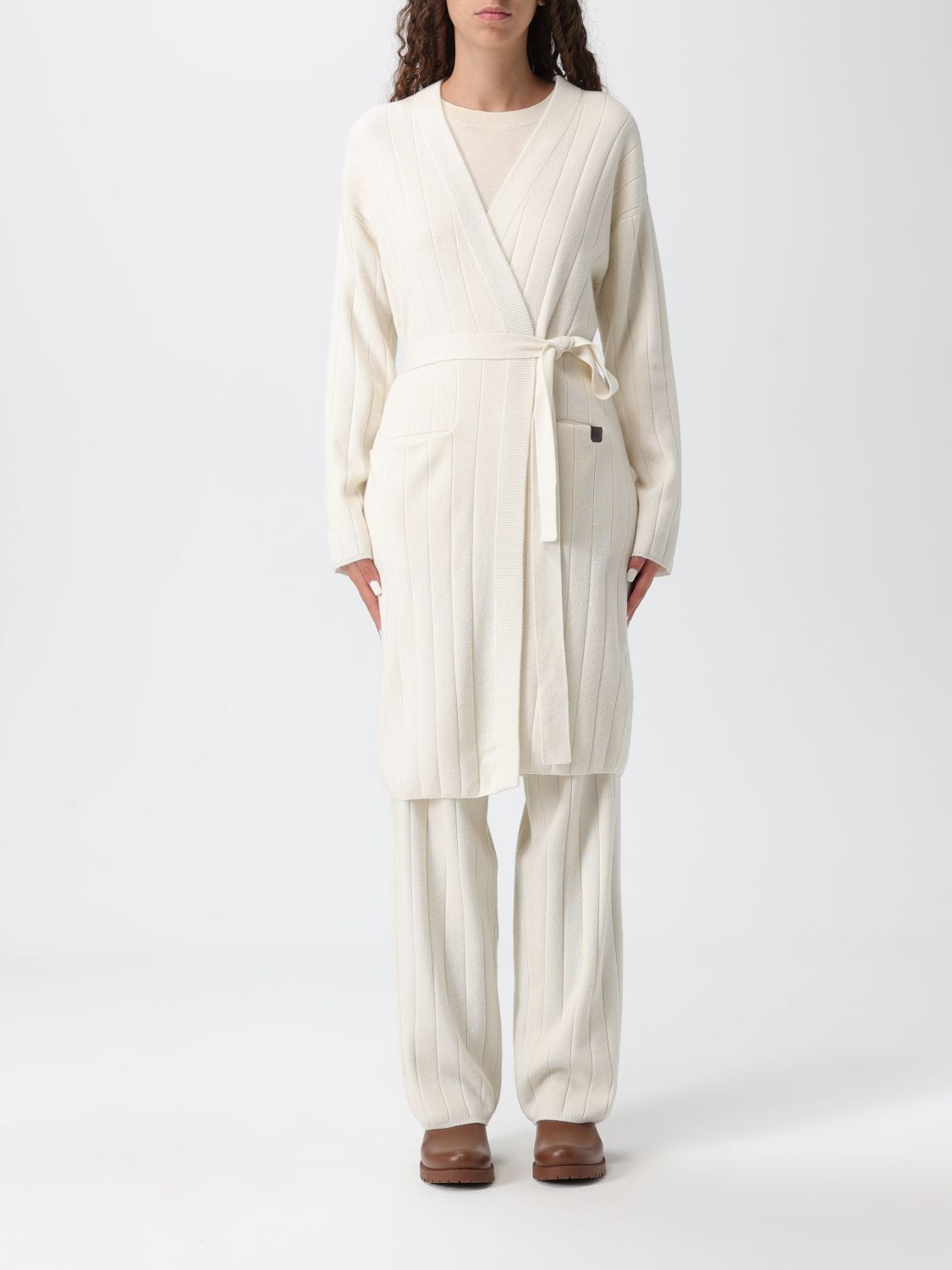 Max Mara Max Mara Sweater Woman White Size M / US 6-8 / IT 42-44 - 1 Thumbnail