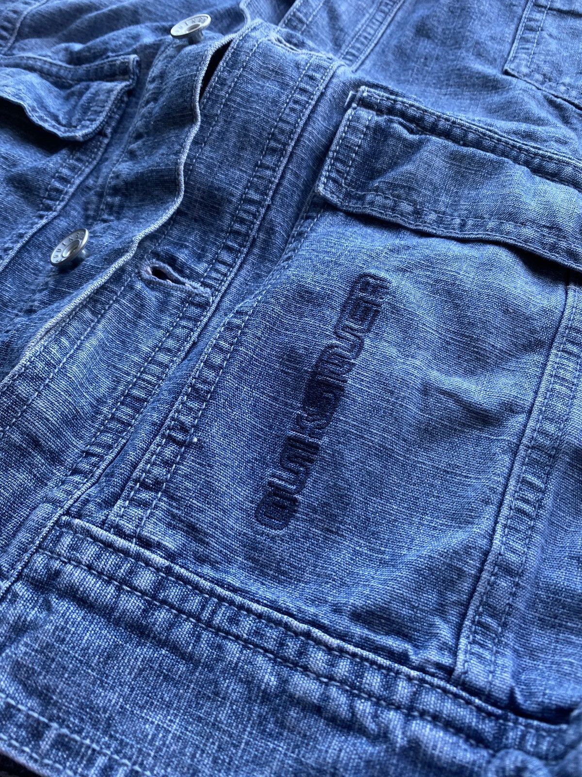 Quiksilver 🔥90s Quiksilver Vntg Rare Surf Archive Denim Jacket y2k Size M / US 6-8 / IT 42-44 - 5 Thumbnail