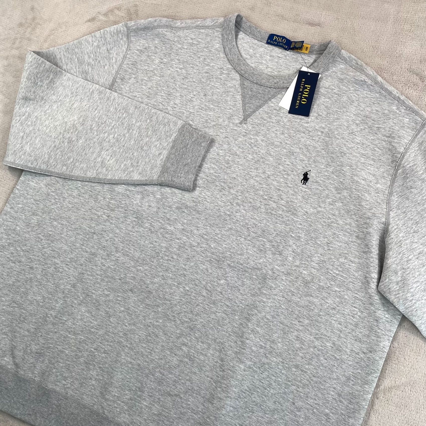Polo Ralph Lauren Polo Ralph Lauren The RL Fleece Sweatshirt Men 3XLT Tall Heather Grey Pony NWT Size US XXL / EU 58 / 5 - 2 Thumbnail
