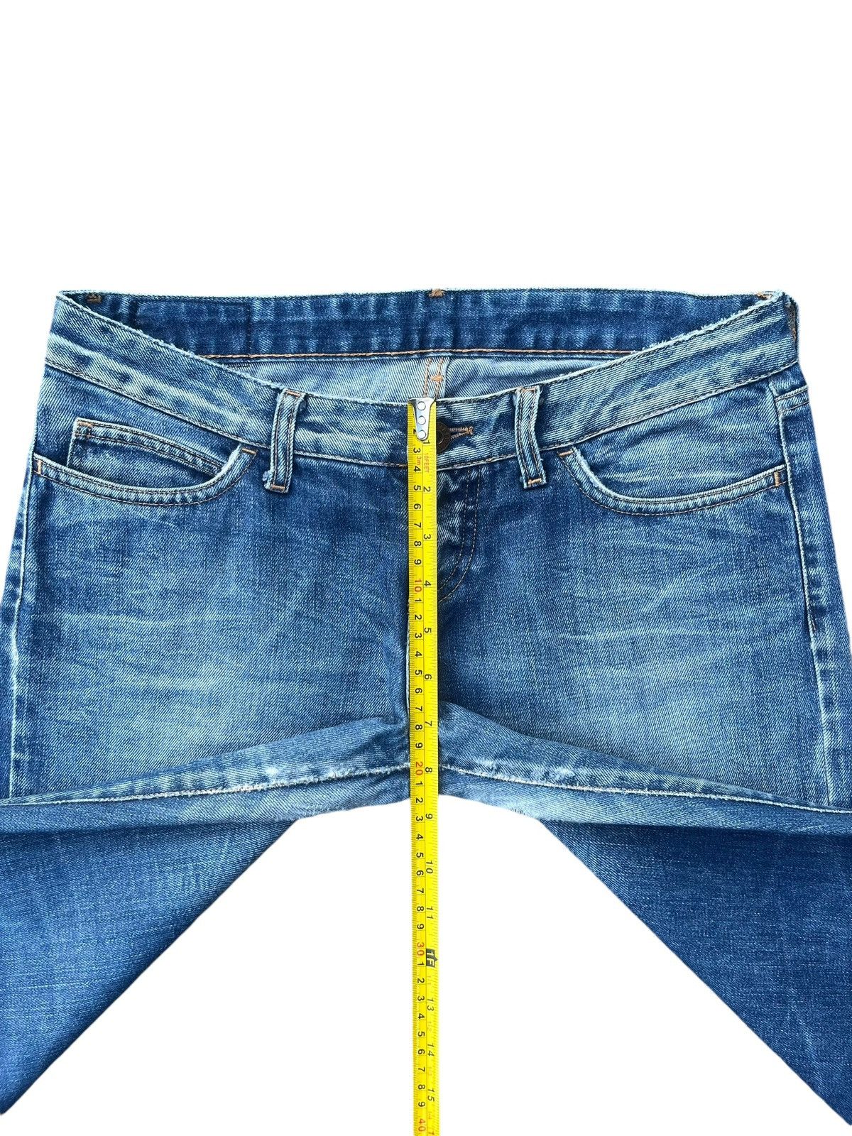 Replay Vintage Made in Italy Reply Blue Washed Mid Rise Flare Jeans Size US 30 / EU 46 - 14 Thumbnail