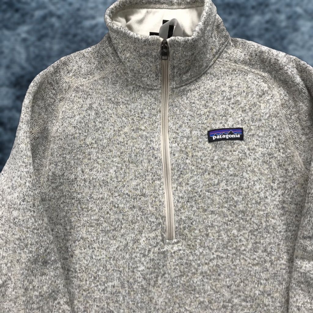 Patagonia Patagonia Better Sweater Womens M Beige 1/4 Zip Pullover Fleece Hiking Jacket Size M / US 6-8 / IT 42-44 - 1 Thumbnail