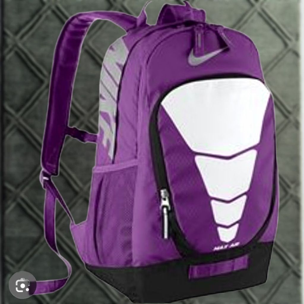 nike air vapor backpack purple Nike Nike Max Air Vapor Backpack Purple Large School Sports Gym Bag Padded  Women Girl