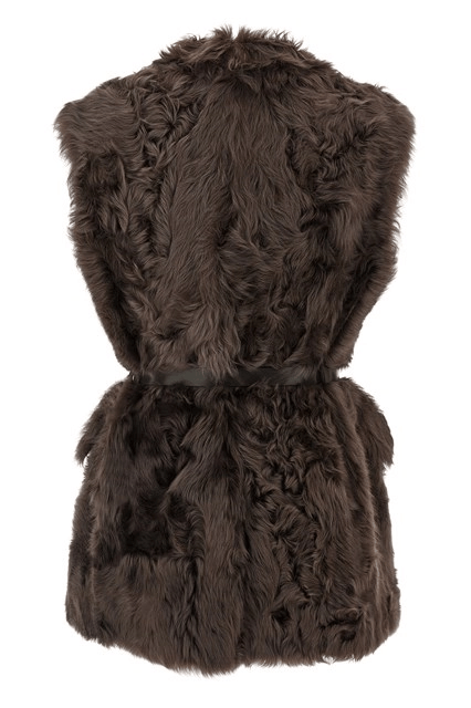 Brunello Cucinelli BRUNELLO CUCINELLI $13K Rust Shearling Vest New Auth Size ONE SIZE - 2 Thumbnail