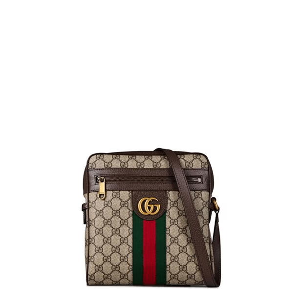 Gucci Men'S Logo Cotton Ophidia Small Messenger Bag Size ONE SIZE - 1 Thumbnail