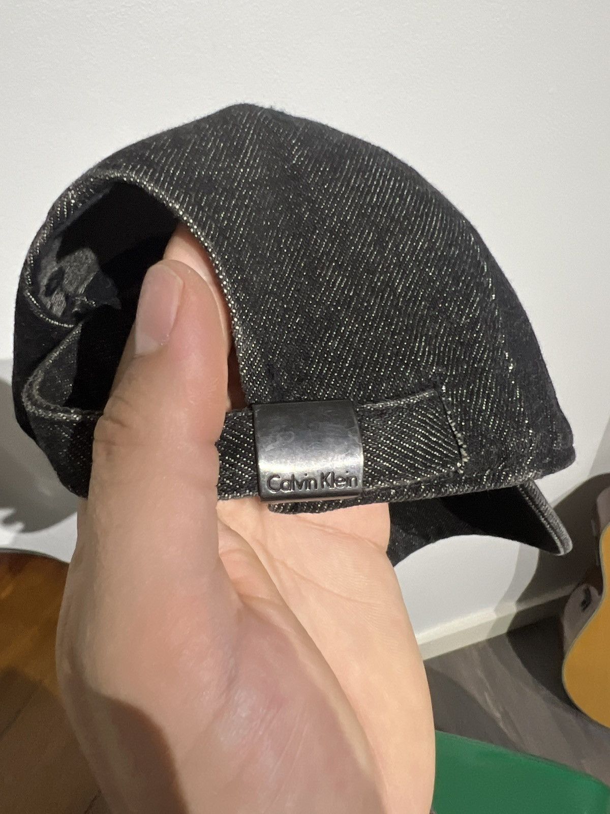 Calvin Klein Calvin Klein washed black denim hat Size ONE SIZE - 3 Thumbnail