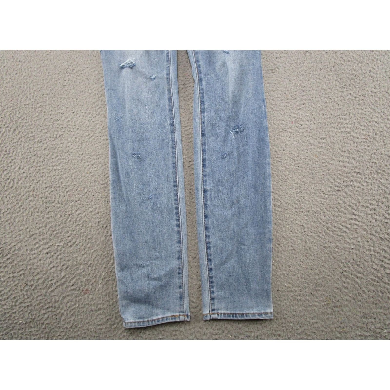 Old Navy Old Navy Jeans Womens Size 4 Tall Medium Wash Blue 5-Pocket Skinny Denim Cotton Blend Regular Fit Jeans Size 27" / US 4 / IT 40 - 2 Thumbnail
