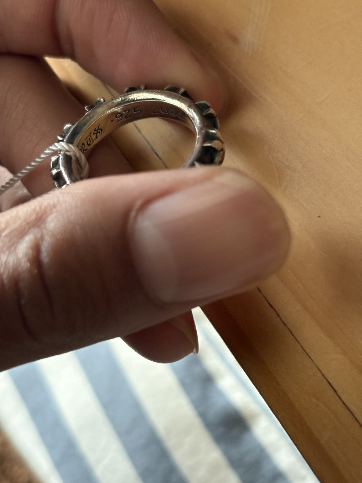 Chrome Hearts Chrome hearts star band Ring Size ONE SIZE - 18 Thumbnail