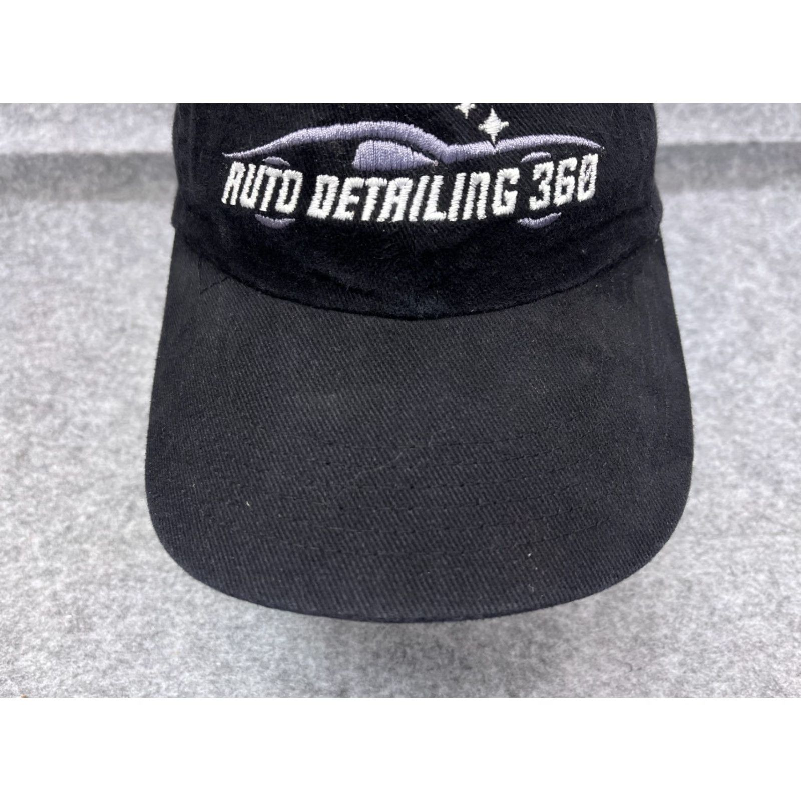 Port Authority Port Authority Adjustable Baseball Cap Hat for Men - One Size - Black - Auto Detailing 360 Logo - Casual Outdoor Gear Size ONE SIZE - 3 Thumbnail