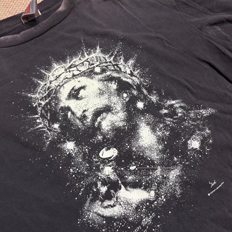 Saint Michael Saint Michael God Luminous Side Face Washed Made Old Short Size US L / EU 52-54 / 3 - 3 Thumbnail