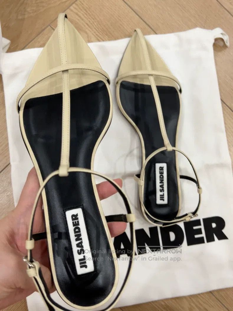 Jil Sander Jil Sander Apricot Cross Sandals Size US 8.5 / IT 38.5 - 1 Thumbnail