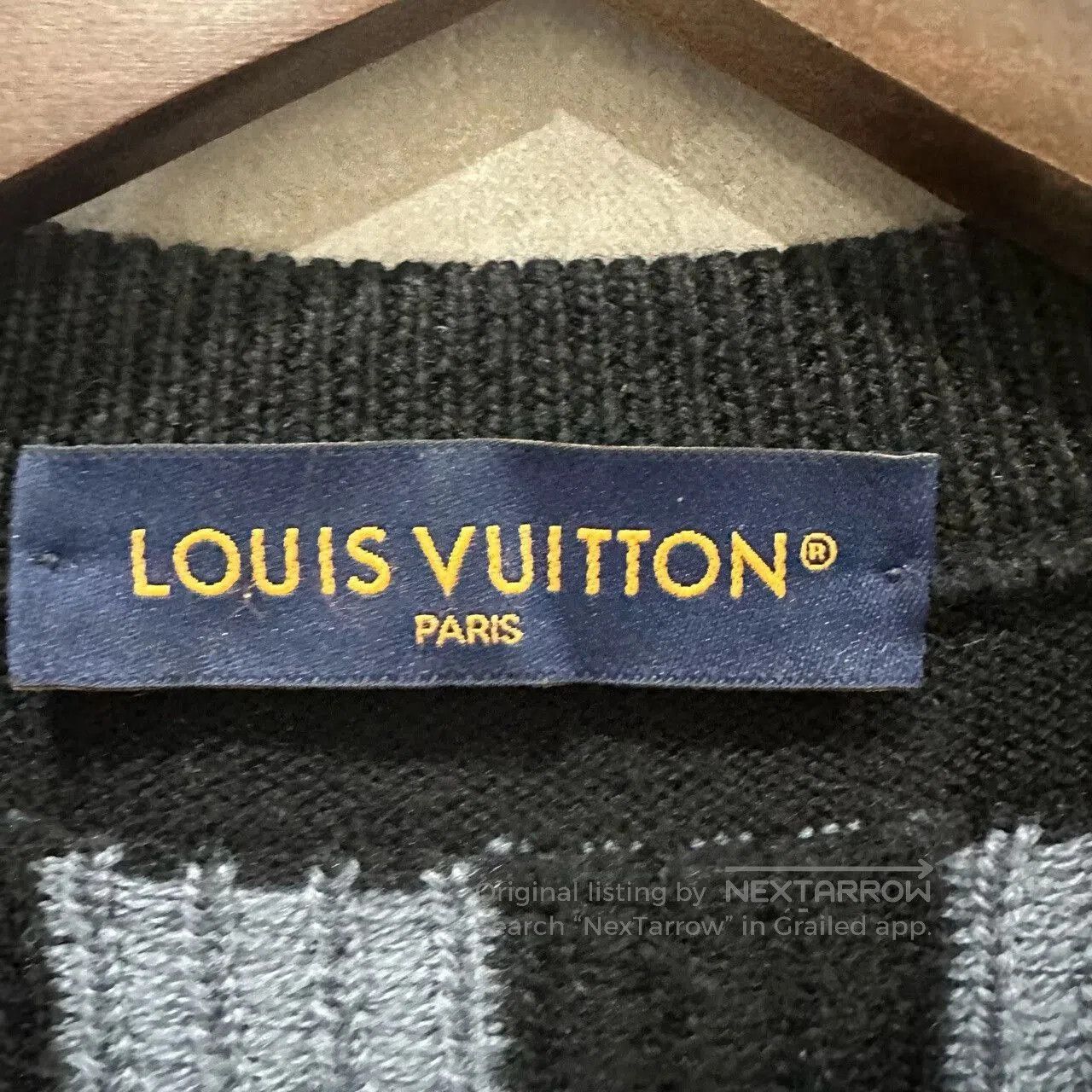 Louis Vuitton Louis Vuitton Mosaic Intarsia Sweatshirt. Size XS / US 0-2 / IT 36-38 - 4 Thumbnail