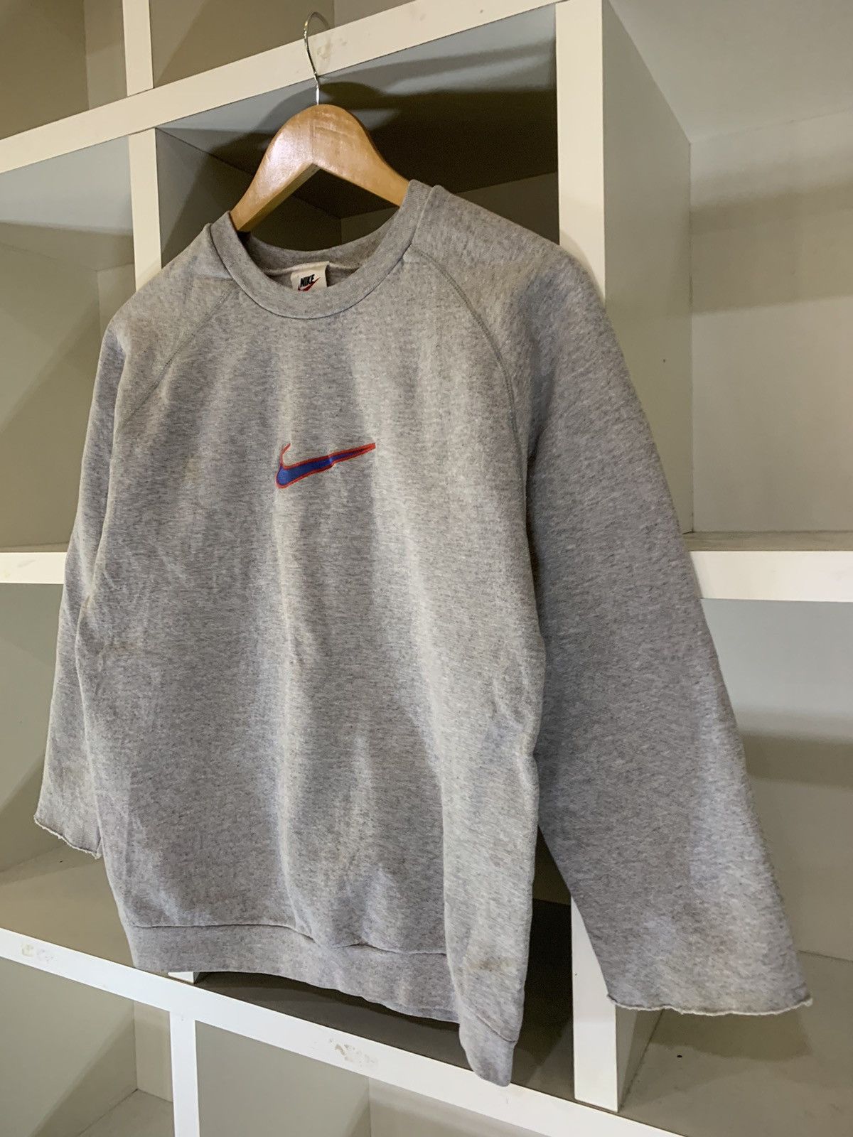 Nike × Vintage Vintage Nike Centre Logo for Kids Size US L / EU 52-54 / 3 - 3 Thumbnail